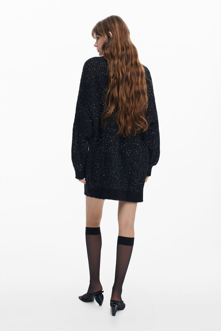 V-neck knit jacket | Desigual