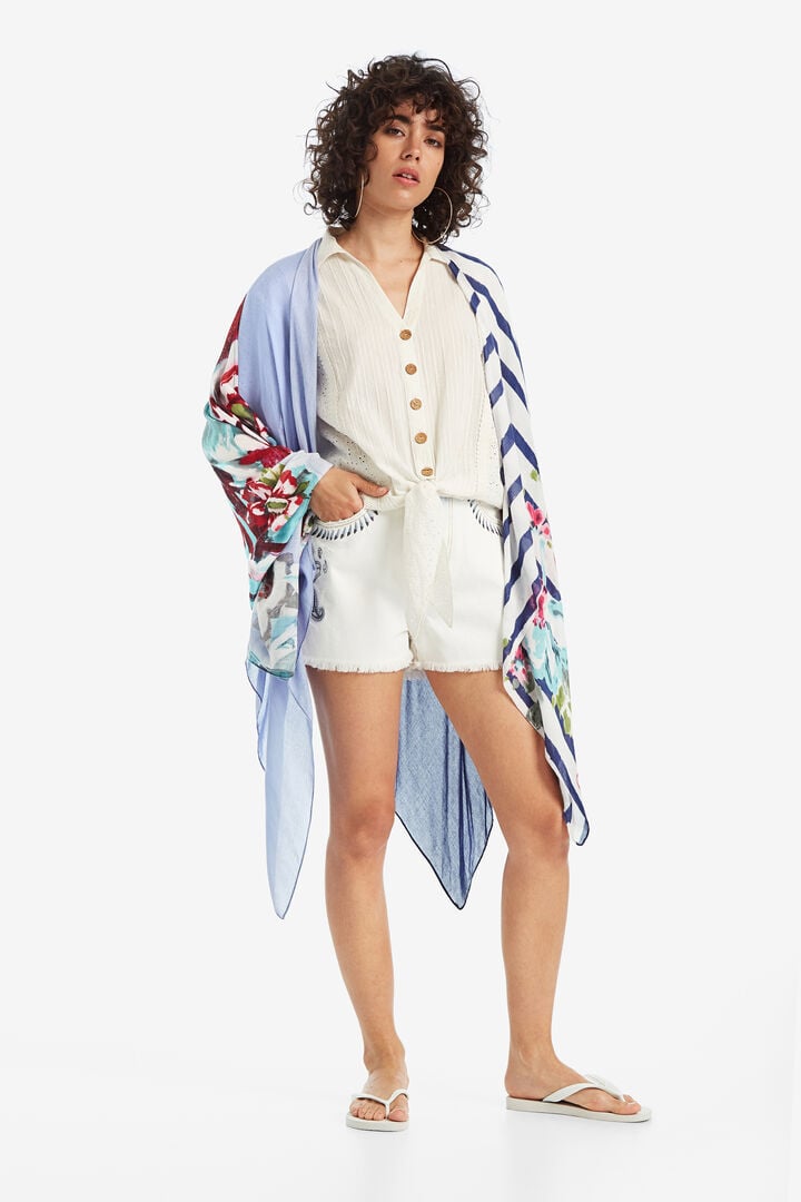 Poncho with Prints Adelaida | Desigual