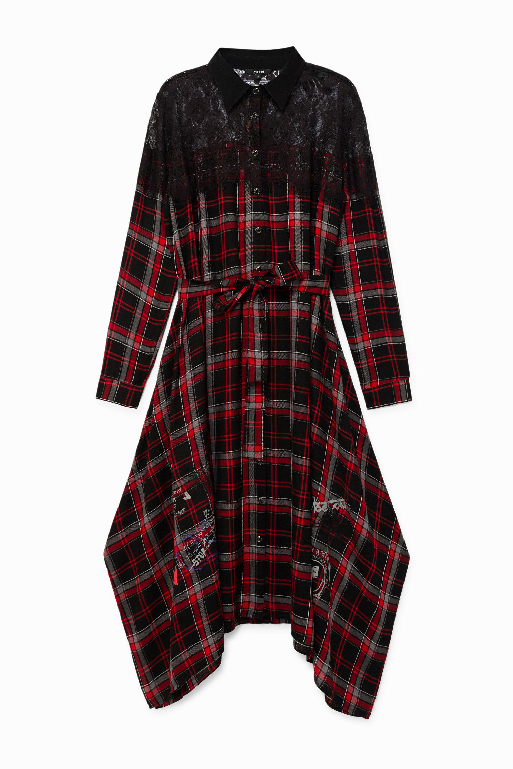 Hemdblusenkleid aus Tartan