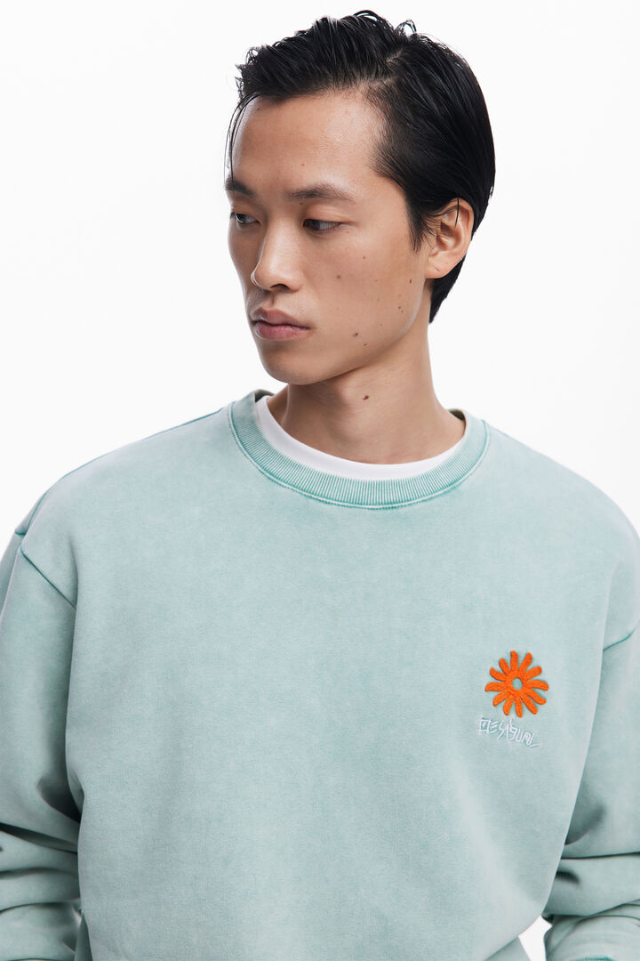 Sweat-shirt brodé BuenaVida | Desigual