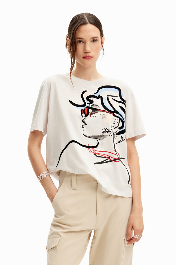 Camiseta lisa ilustración