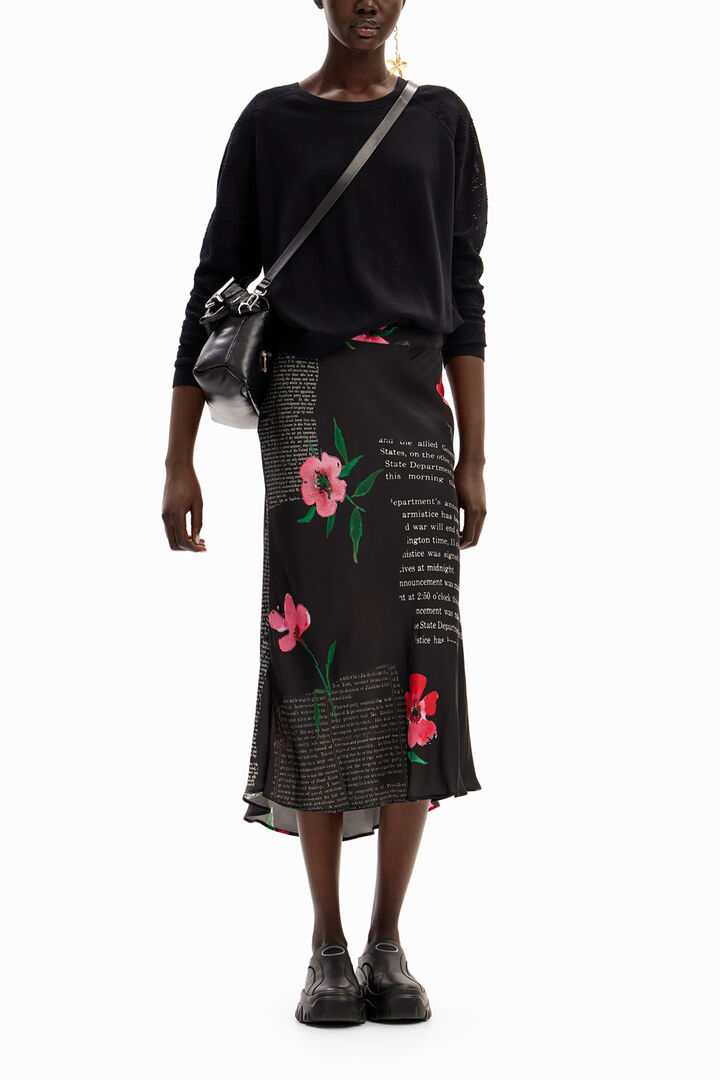 Jersey flores texturas | Desigual
