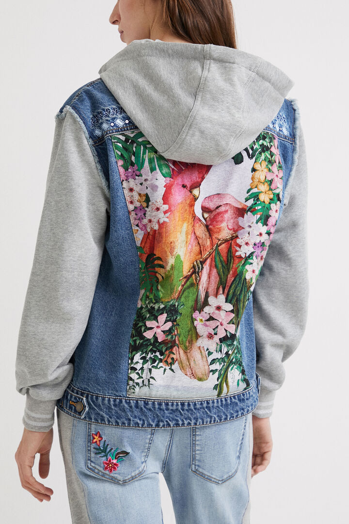 Birds of paradise hybrid jacket | Desigual