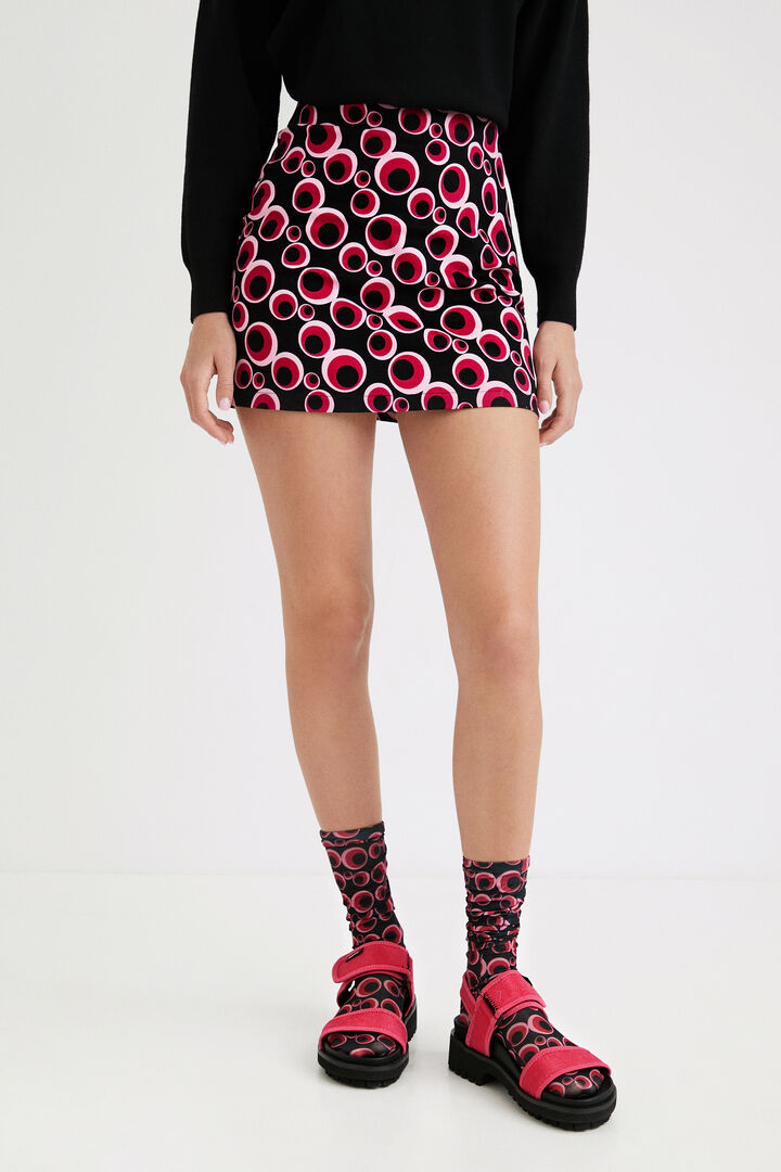 Mini-jupe ajustée avec cercles | Desigual