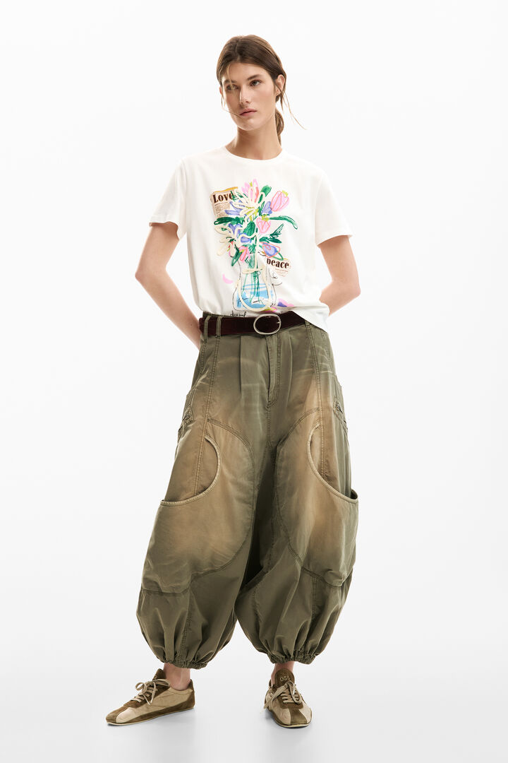 PRINTED VASE T-SHIRT | Desigual
