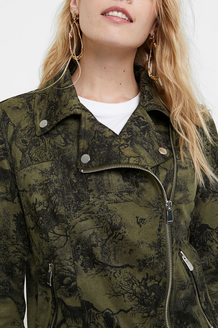 Slim fit biker jacket | Desigual