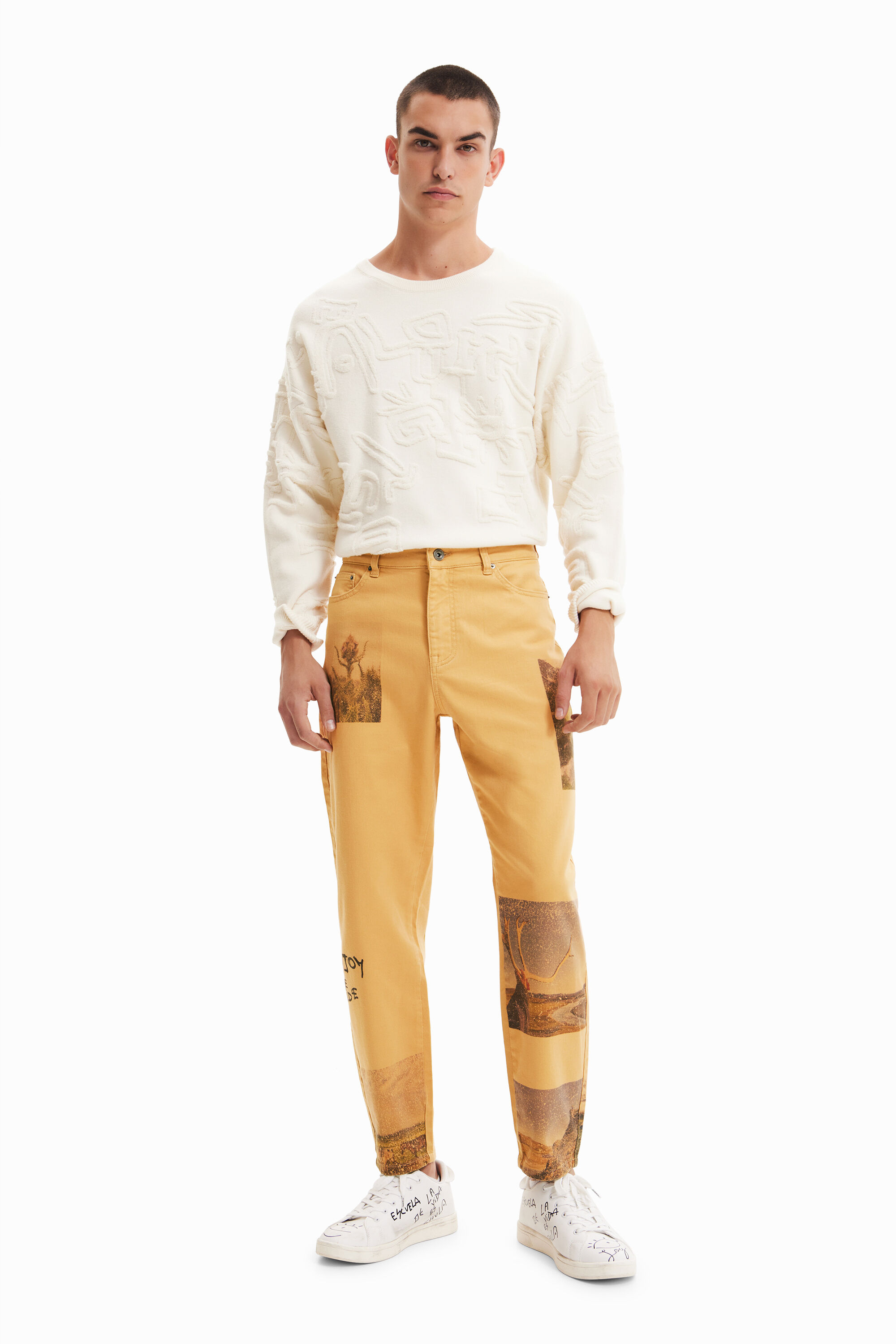 Desigual Uomo Abbigliamento Pantaloni e jeans Pantaloni Joggers Joggers con lacci 