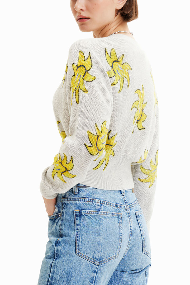 Short knit sun cardigan | Desigual