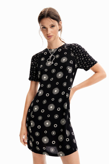 Vestido corto bicolor | Desigual