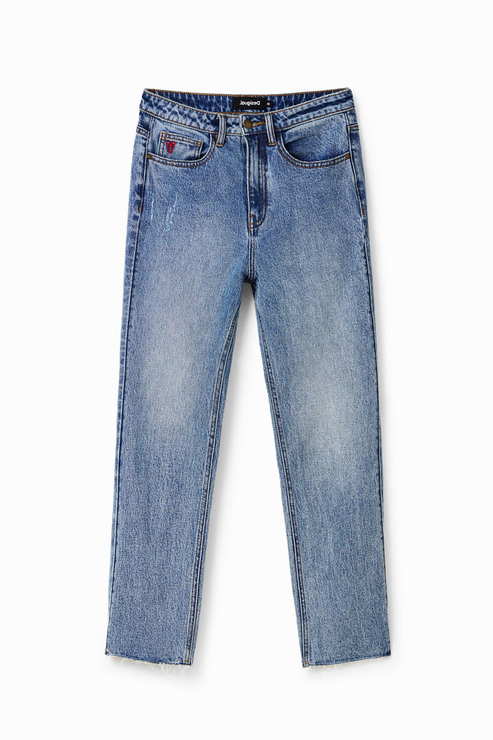 Straight cropped jeans | Desigual