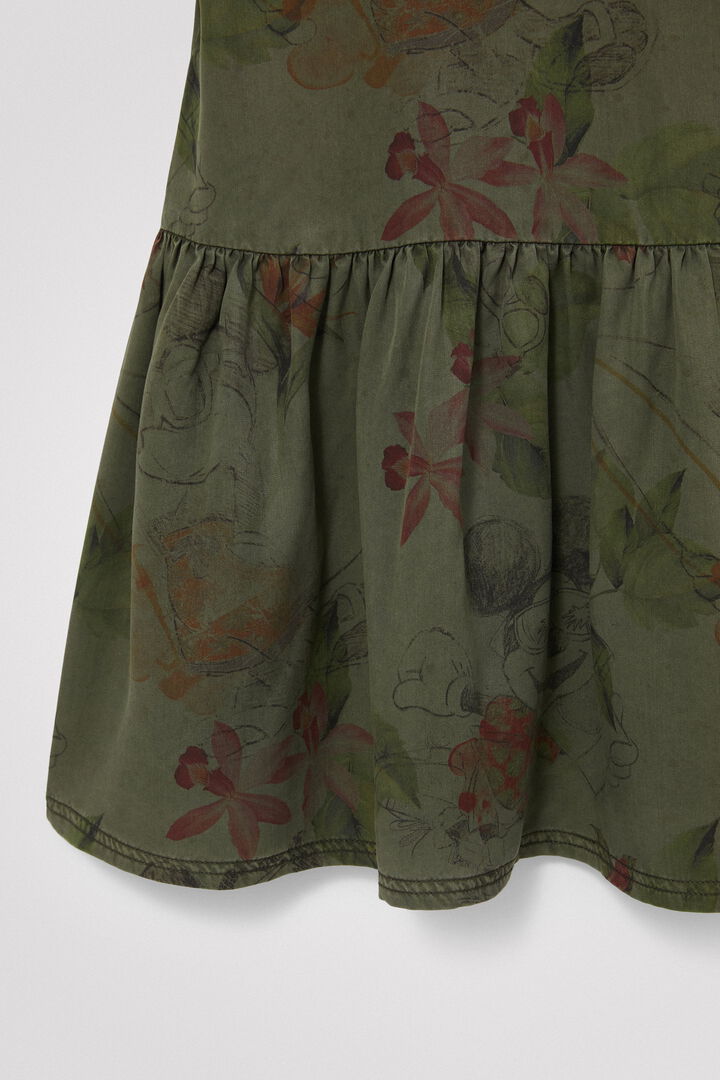 Vestido camuflaje floral | Desigual