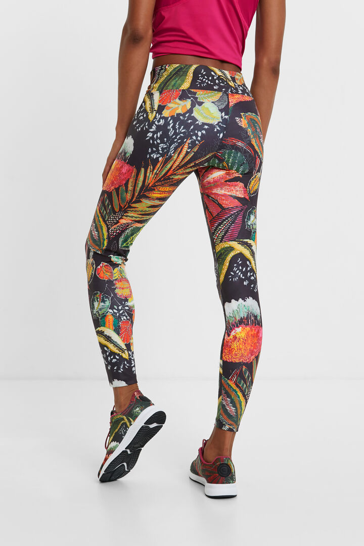 Slim sport jungle leggings | Desigual