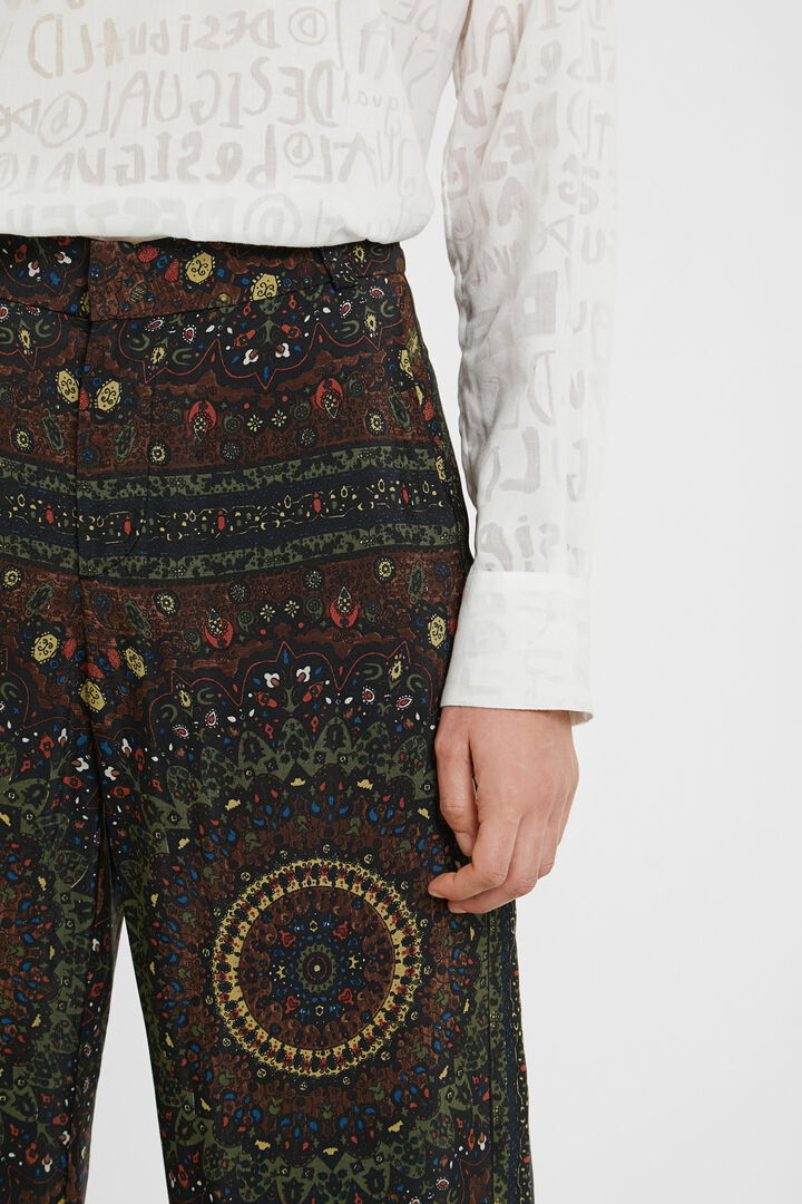 Pantalón campana hindú | Desigual