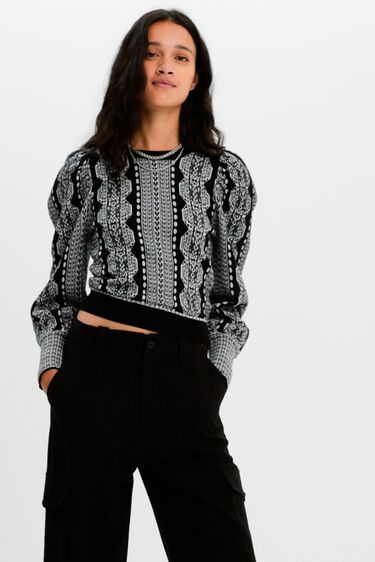Pullover mit Puffärmeln | Desigual