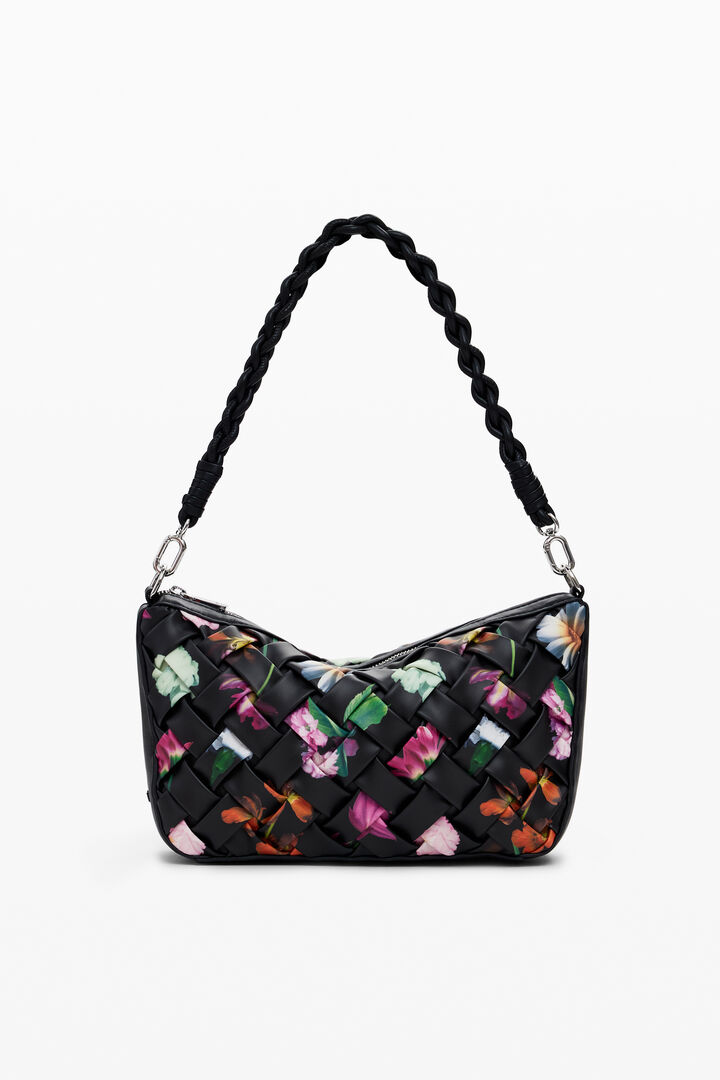 Small braided floral bag | Desigual