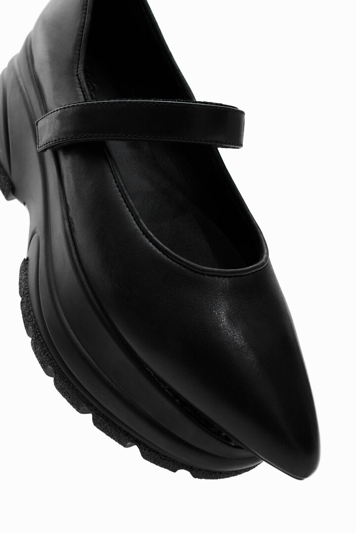 Bailarinas plataforma piel Maitrepierre | Desigual