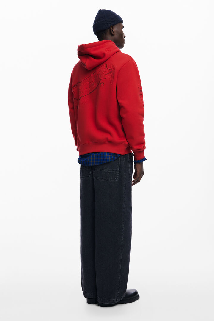 Tiger embroidered sweatshirt | Desigual