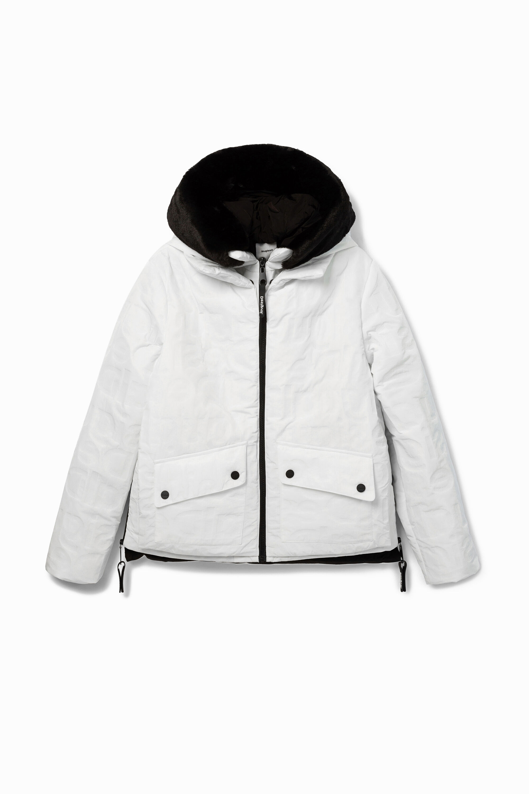 short hooded jacket