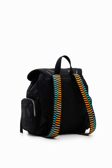 Midsize Swiss-embroidery backpack | Desigual