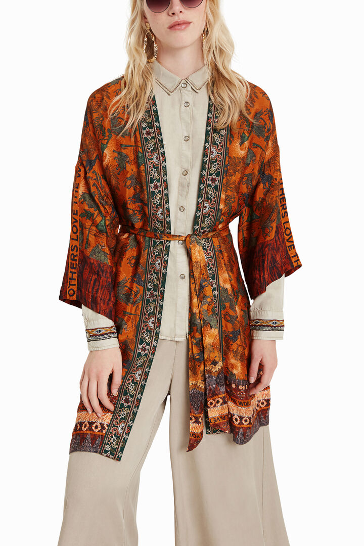 Kimono African safari inspiration | Desigual