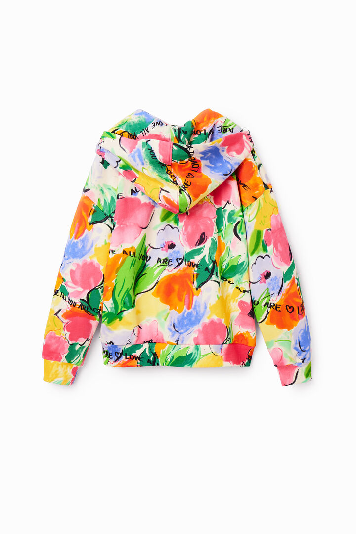 Oversize floral sweatshirt | Desigual