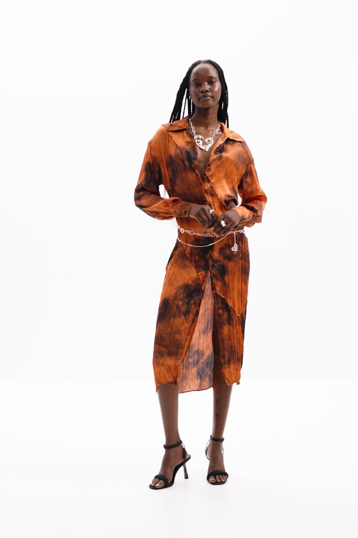 Women s Midi shirt dress I Desigual