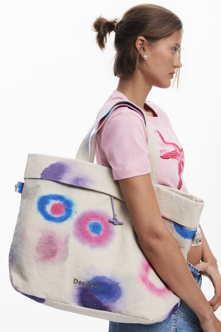Large reversible spary bag | Desigual