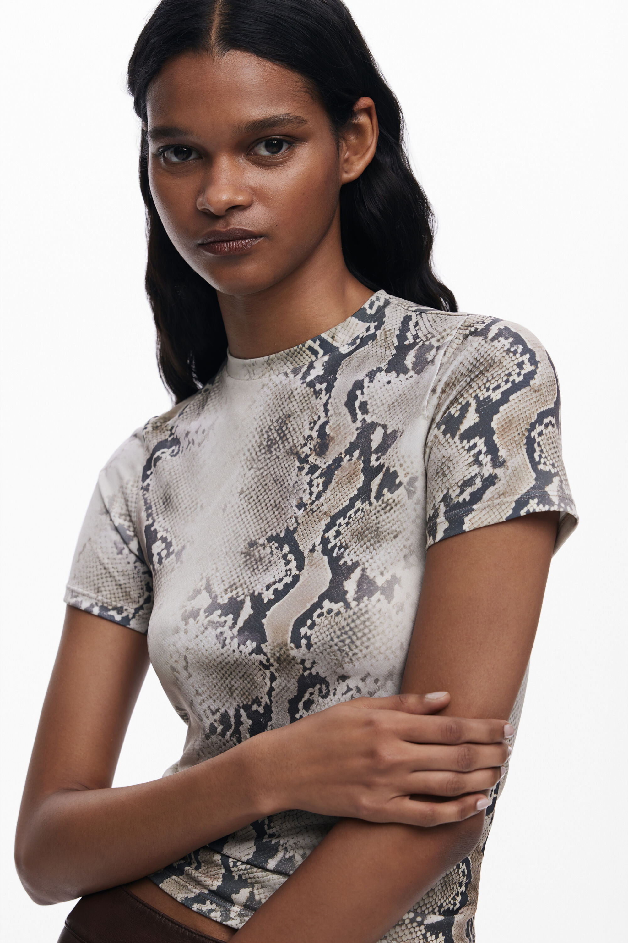 Animal print T-shirt Women's I Desigual.com