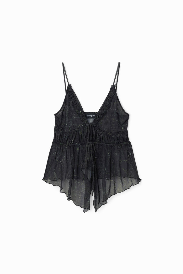 Ruffle cami top | Desigual