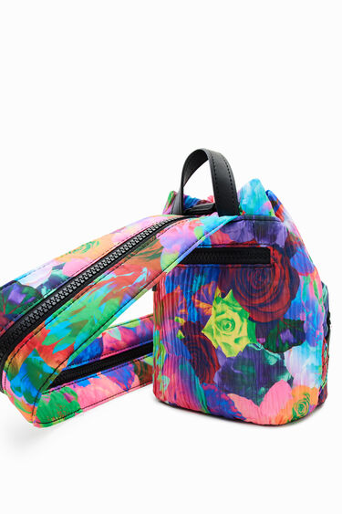 Vielseitiger Minirucksack Blumen | Desigual
