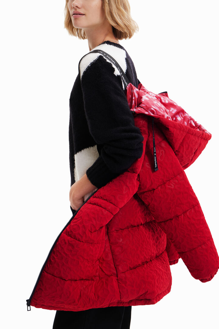 Abrigo padded animal print | Desigual