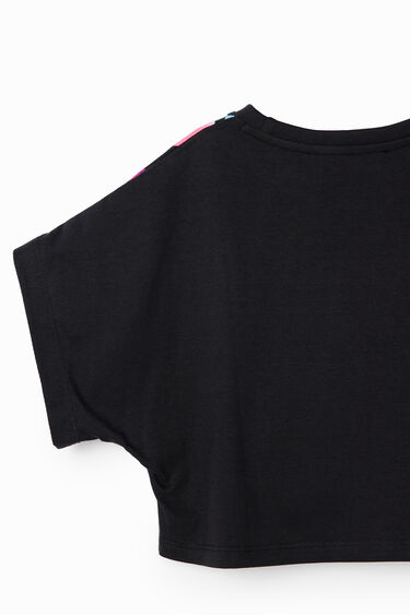 Cropped rožasta majica | Desigual