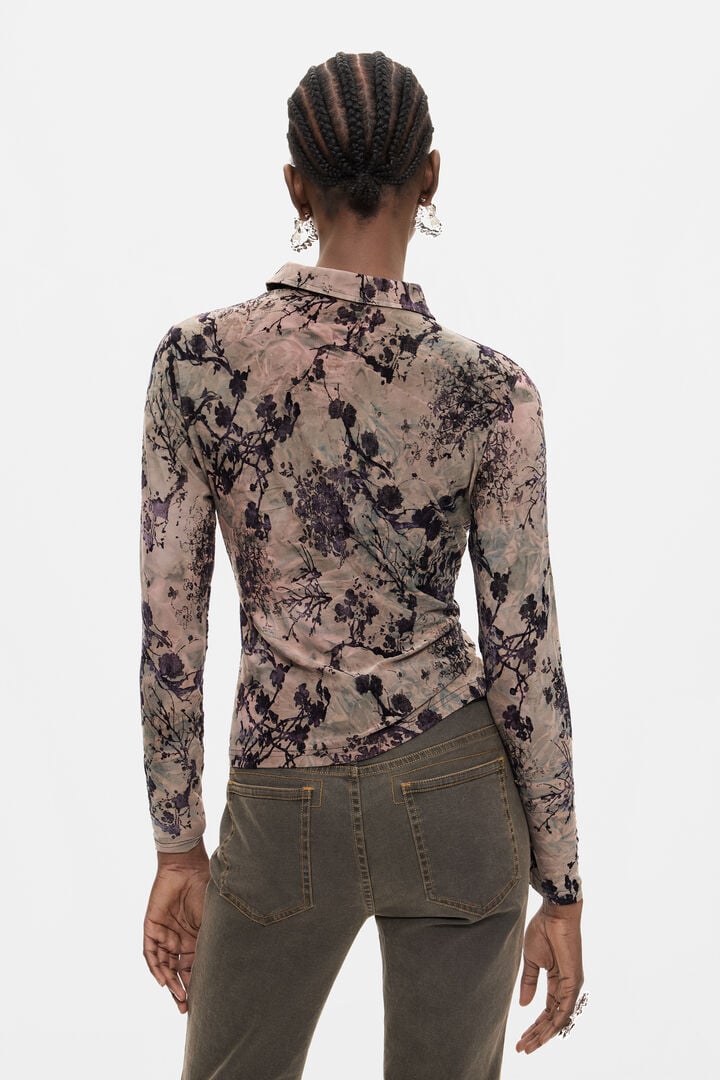 Chemise floqu&eacute;e