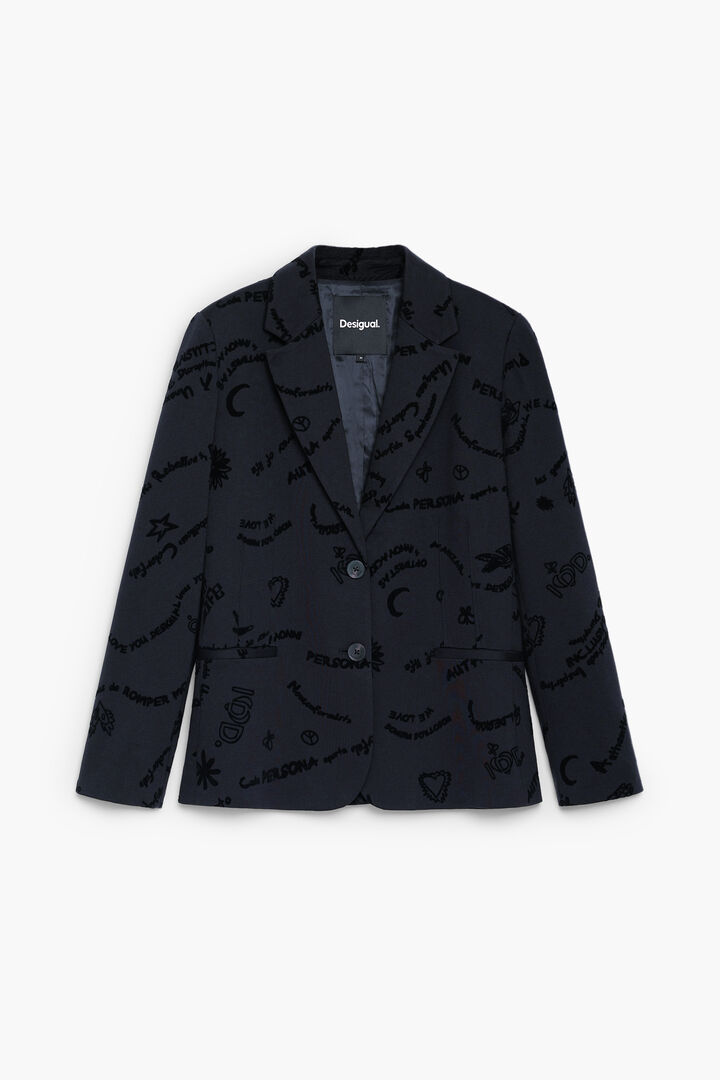 Fluwelen blazer