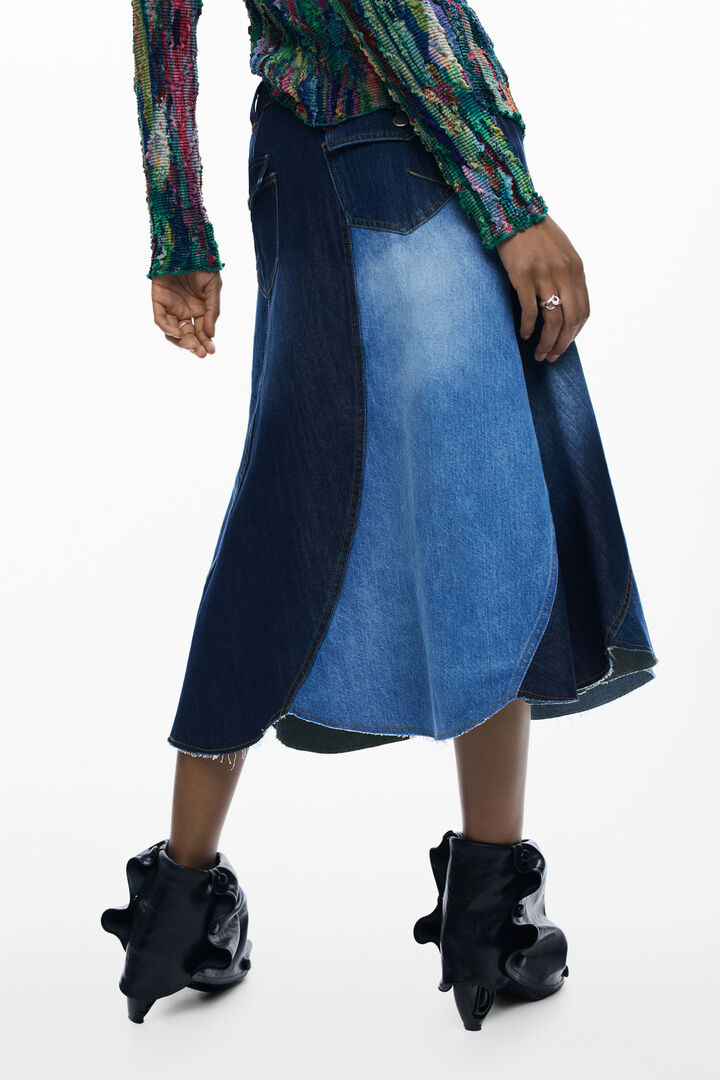 Spódnica denim patch | Desigual