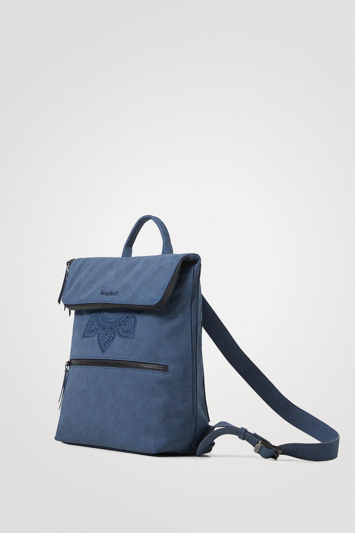 Mochila quadrada aba extensível | Desigual