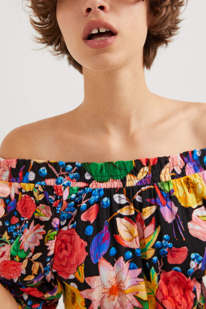 Floral layered dress | Desigual