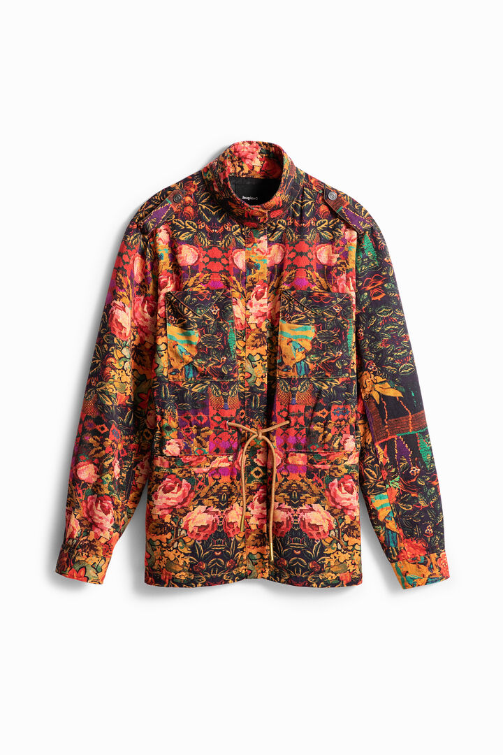 Straight floral parka | Desigual