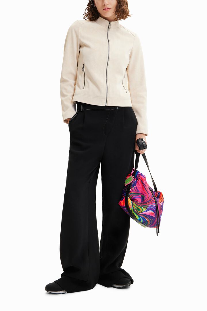 Midsize psychedelic crossbody bag | Desigual