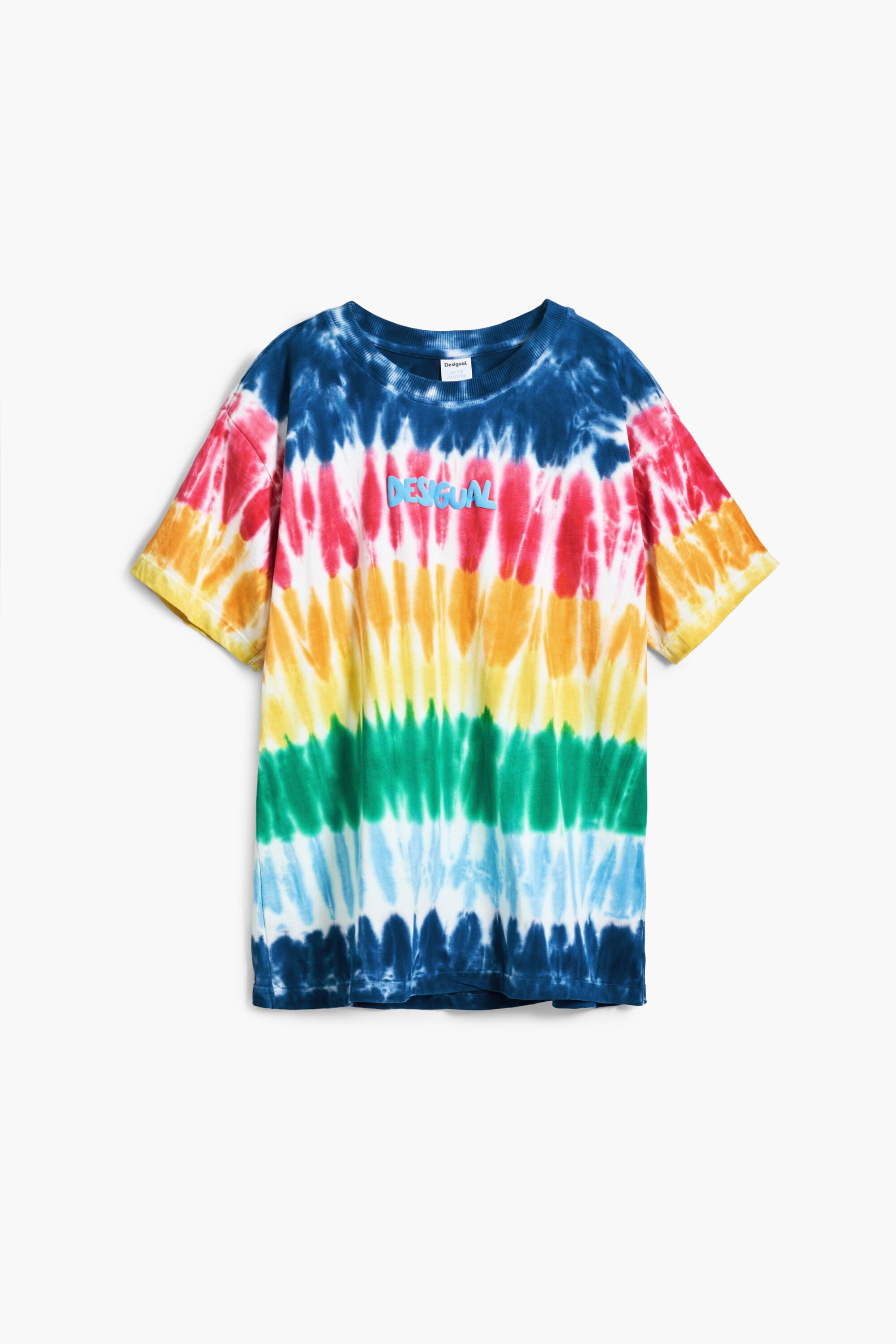Camiseta tie-dye, Algodon, 3/4