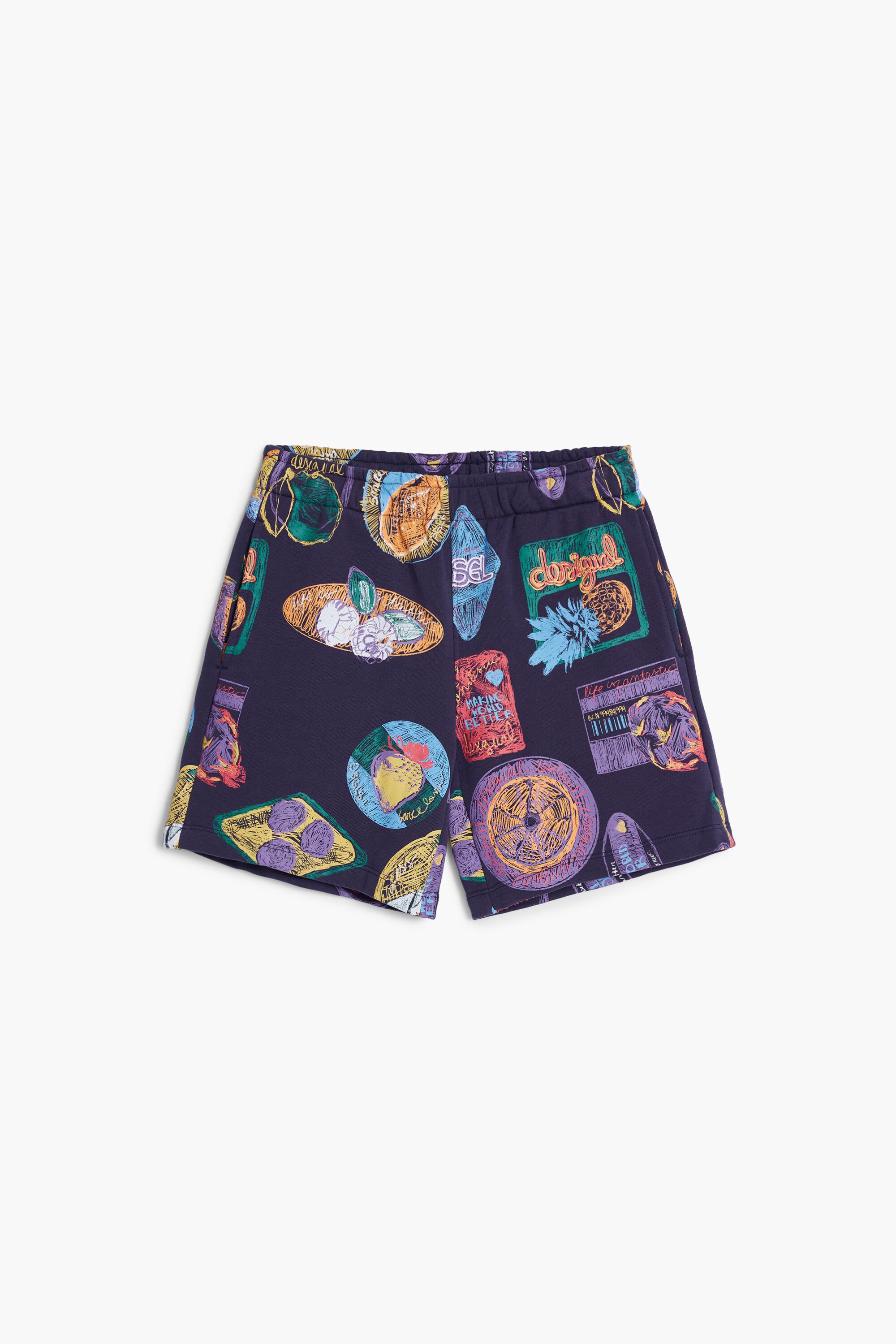 Kurze Hose mit Siegeln
