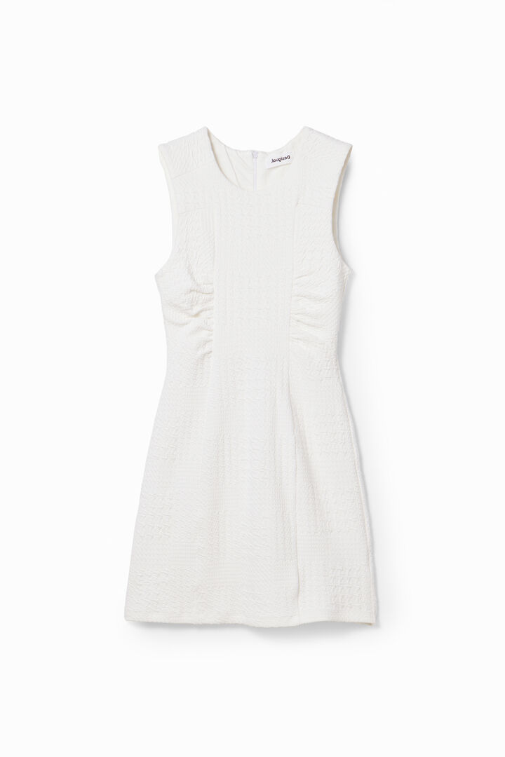 Textured mini dress