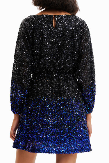 Short sequin dress | Desigual