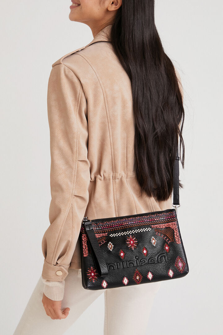 Borsa a tracolla ricami etnici | Desigual