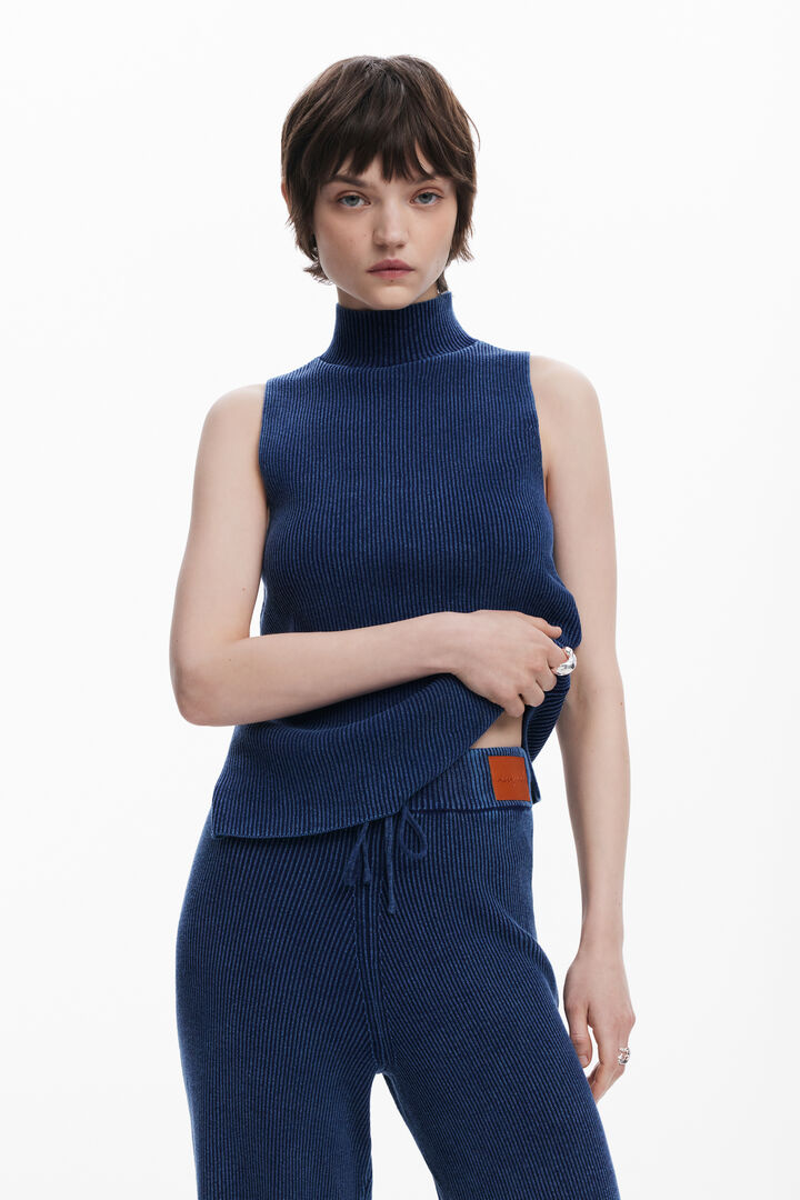 Ribbed knit pants | Desigual