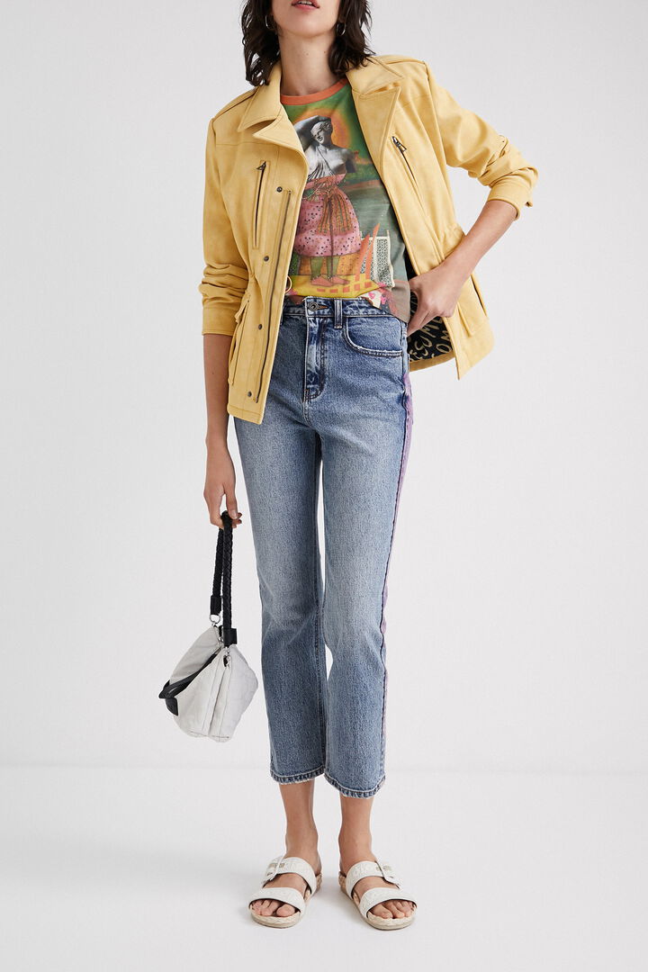 Straight multi-pocket jacket | Desigual