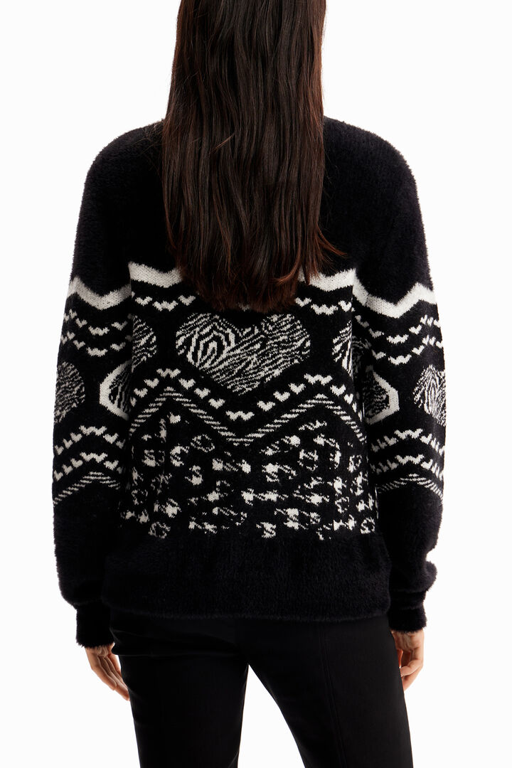 Maglione bordo cuore | Desigual