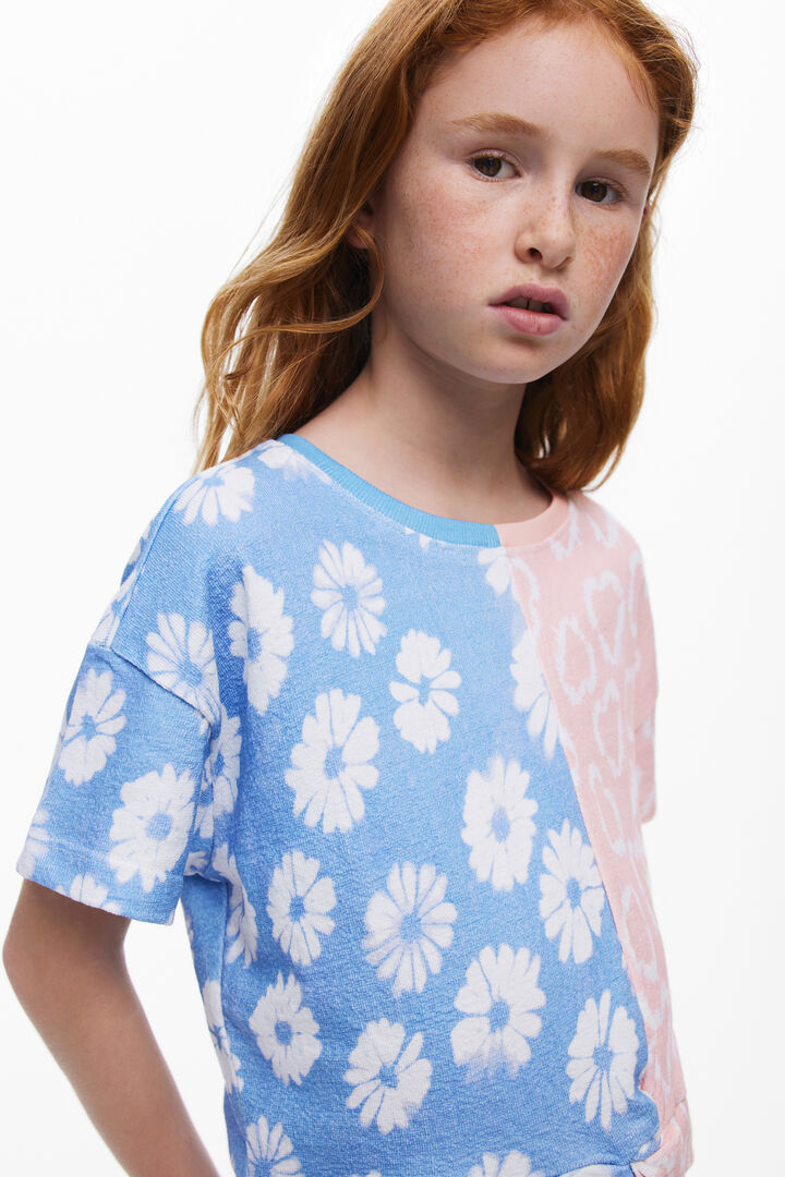 Two-tone T-shirt | Desigual