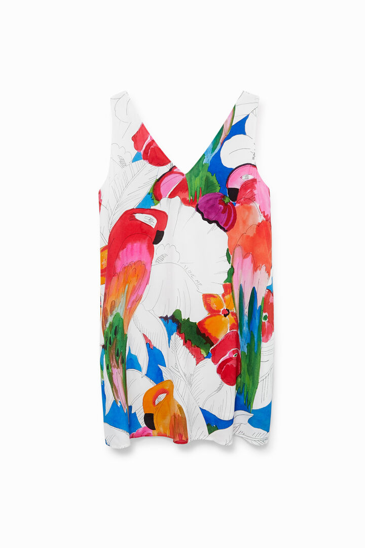 Vestido mini loros | Desigual