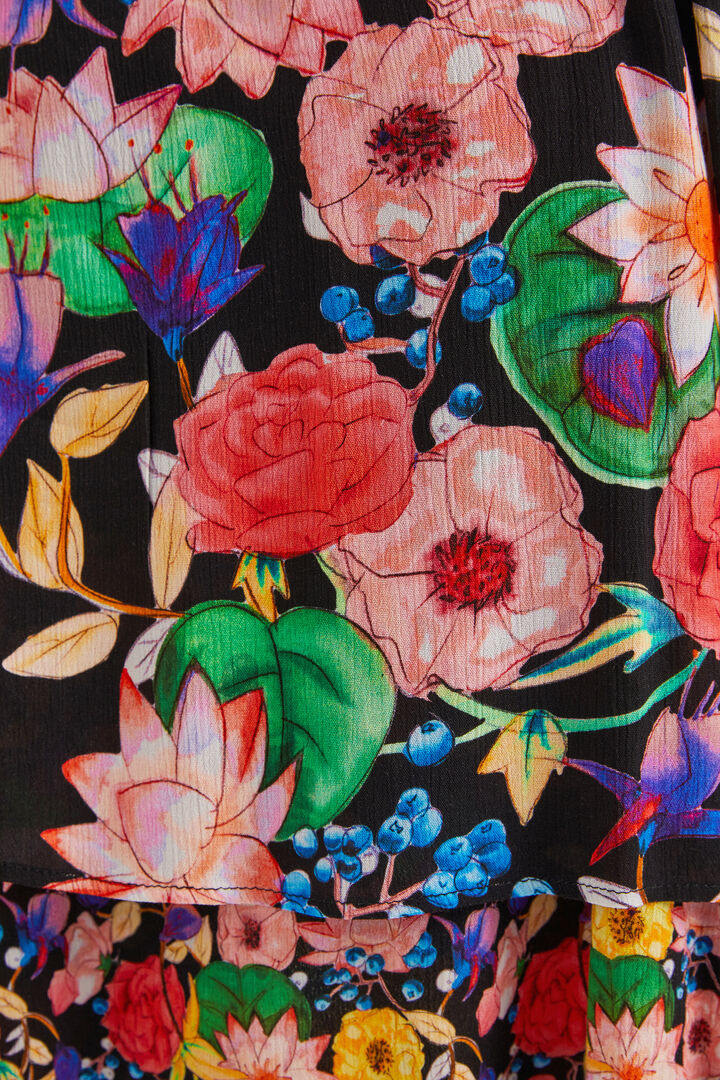 Floral layered dress | Desigual